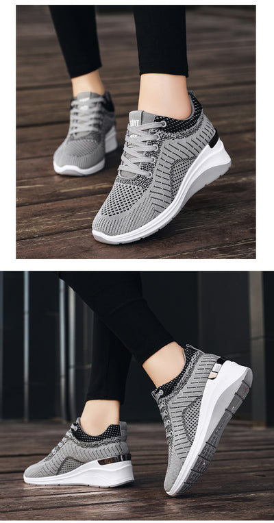Tenis Deportivos para Mujer con Elevación Interna y Suela Gruesa Transpirable - Image 7