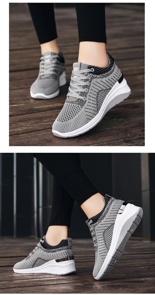 Tenis Deportivos para Mujer con Elevación Interna y Suela Gruesa Transpirable - Image 7