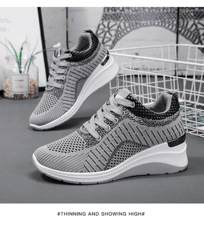 Tenis Deportivos para Mujer con Elevación Interna y Suela Gruesa Transpirable - Image 11