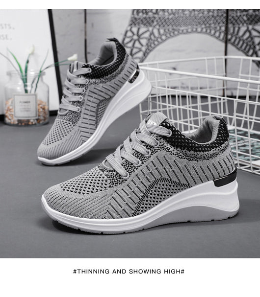Tenis Deportivos para Mujer con Elevación Interna y Suela Gruesa Transpirable - Image 11