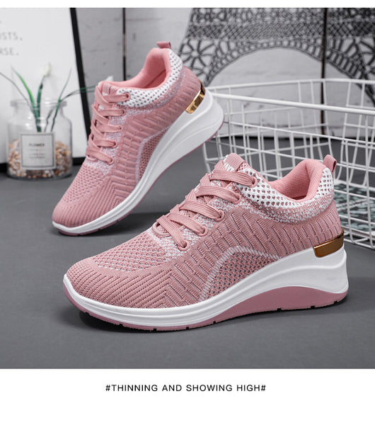 Tenis Deportivos para Mujer con Elevación Interna y Suela Gruesa Transpirable - Image 17