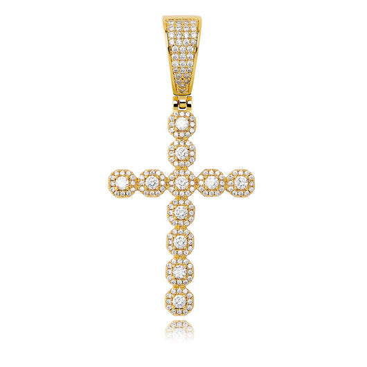 Collar Colgante Cruz Jesús Retro con Circonitas Brillantes para Hombre y Mujer - Image 15