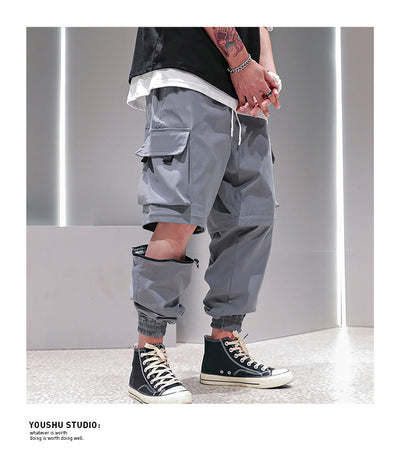 Pantalones de Trabajo Convertibles para Hombre - Cortos Desmontables - Image 9