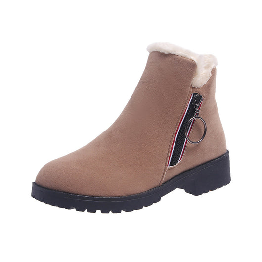 Botas Cortas Martin para Mujer Estilo Británico en Algodón Cálido - Image 19