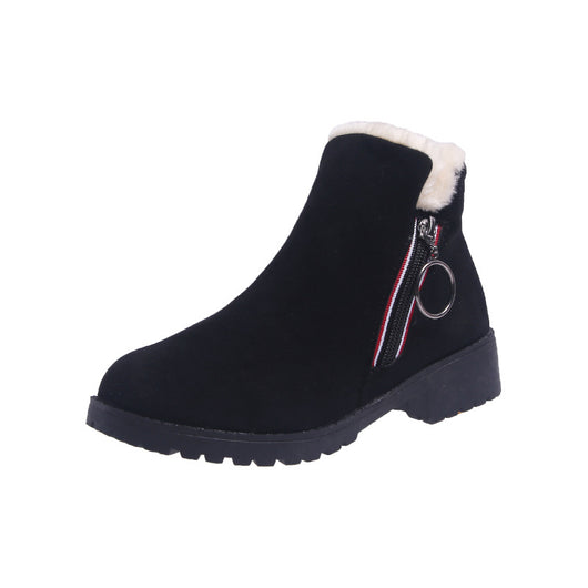 Botas Cortas Martin para Mujer Estilo Británico en Algodón Cálido - Image 20