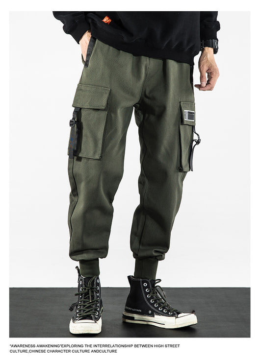 Pantalones Harem Corte Suelto Estilo Harlan para Hombre - Image 7