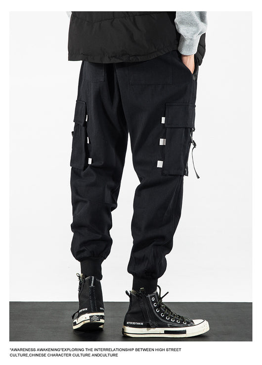 Pantalones Harem Corte Suelto Estilo Harlan para Hombre - Image 11
