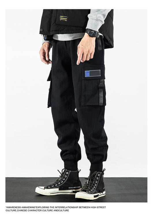 Pantalones Harem Corte Suelto Estilo Harlan para Hombre - Image 12