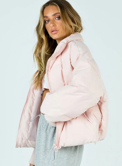 Chaqueta Acolchada con Cuello Alto y Bolsillos con Cierre - Image 16