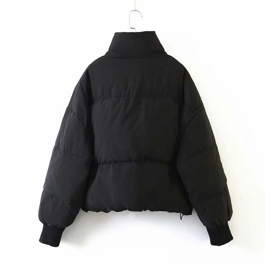 Chaqueta Acolchada con Cuello Alto y Bolsillos con Cierre - Image 20