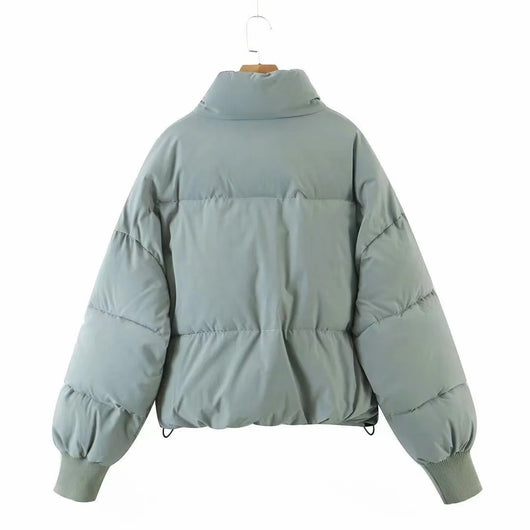 Chaqueta Acolchada con Cuello Alto y Bolsillos con Cierre - Image 28