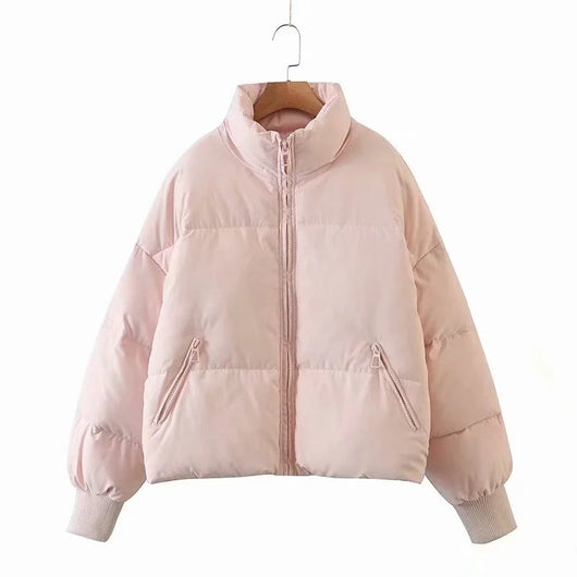 Chaqueta Acolchada con Cuello Alto y Bolsillos con Cierre - Image 29