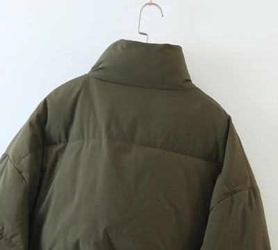 Chaqueta Acolchada con Cuello Alto y Bolsillos con Cierre - Image 41