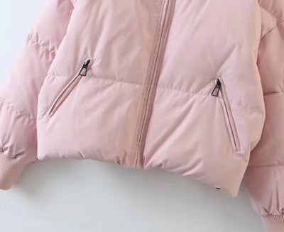 Chaqueta Acolchada con Cuello Alto y Bolsillos con Cierre - Image 54