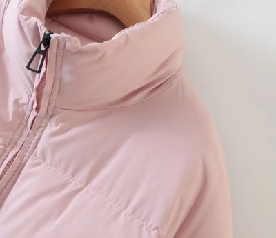 Chaqueta Acolchada con Cuello Alto y Bolsillos con Cierre - Image 57