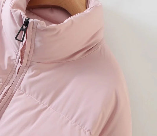 Chaqueta Acolchada con Cuello Alto y Bolsillos con Cierre - Image 57