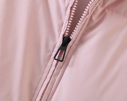 Chaqueta Acolchada con Cuello Alto y Bolsillos con Cierre - Image 59