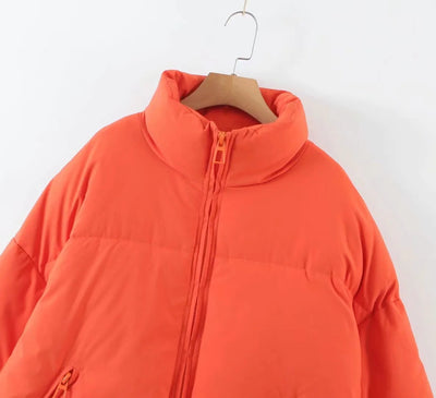 Chaqueta Acolchada con Cuello Alto y Bolsillos con Cierre - Image 61