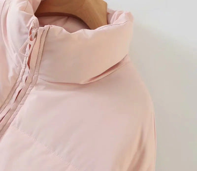 Chaqueta Acolchada con Cuello Alto y Bolsillos con Cierre - Image 72