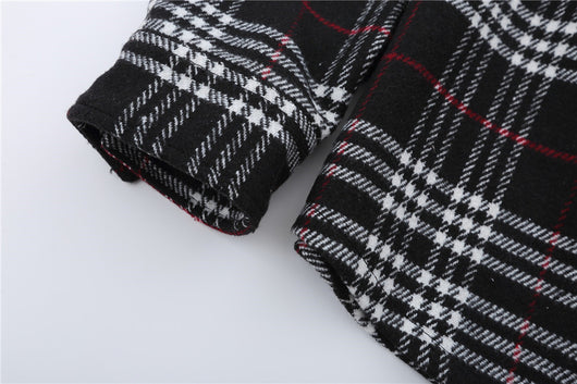 Camisa Cuadriculada con Bordado de Letras para Hombre - Image 14