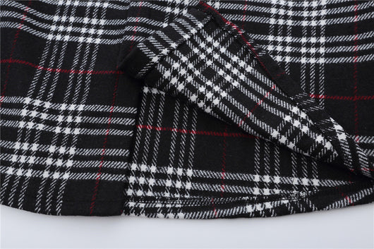 Camisa Cuadriculada con Bordado de Letras para Hombre - Image 16