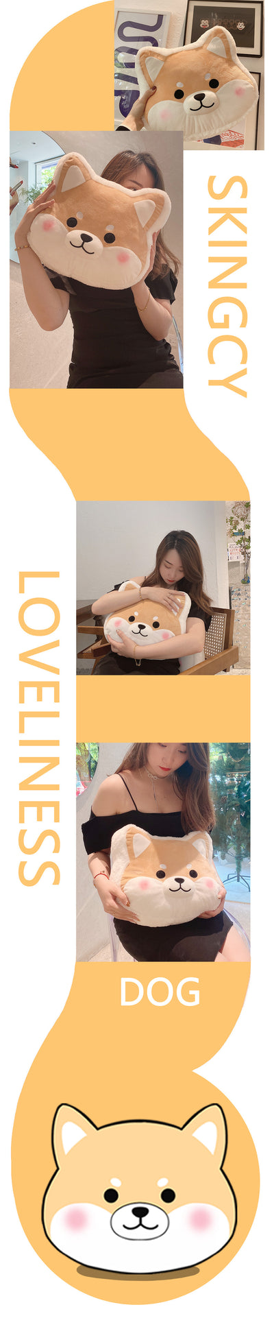 Peluche Cojín Shiba Inu - Muñeco Suave y Adorable - Image 12