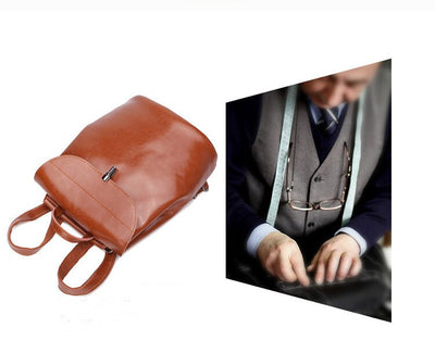 Mochila de Cuero para Mujer - Bolso Convertible 4 en 1 con Billetera - Image 11