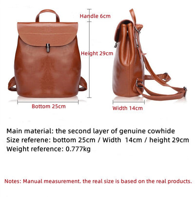 Mochila de Cuero para Mujer - Bolso Convertible 4 en 1 con Billetera - Image 13
