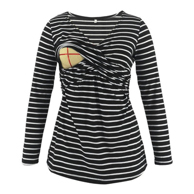 Blusa Escote Profundo con Estampado y Mangas Largas - Image 7