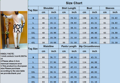 Conjunto de 2 Piezas: Camisa Estampada y Pantalón Casual para Hombre - Image 4