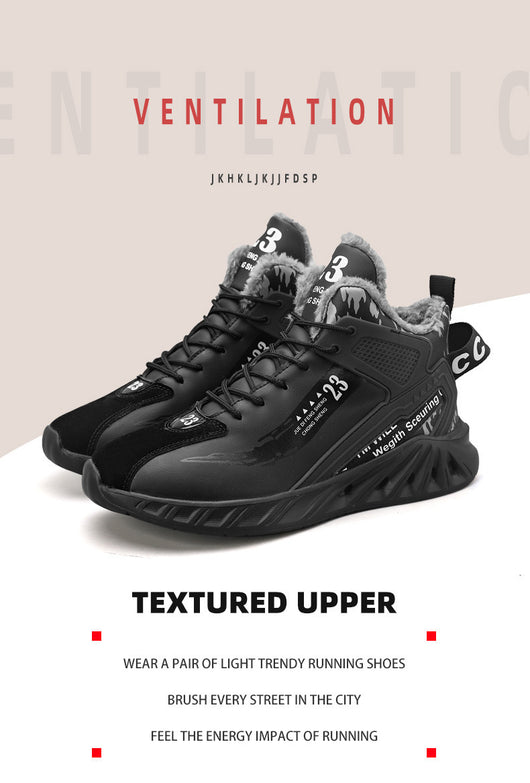 Tenis Plataforma Cuero Impermeables Mid-Top - Image 8