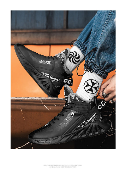 Tenis Plataforma Cuero Impermeables Mid-Top - Image 24