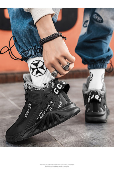 Tenis Plataforma Cuero Impermeables Mid-Top - Image 25