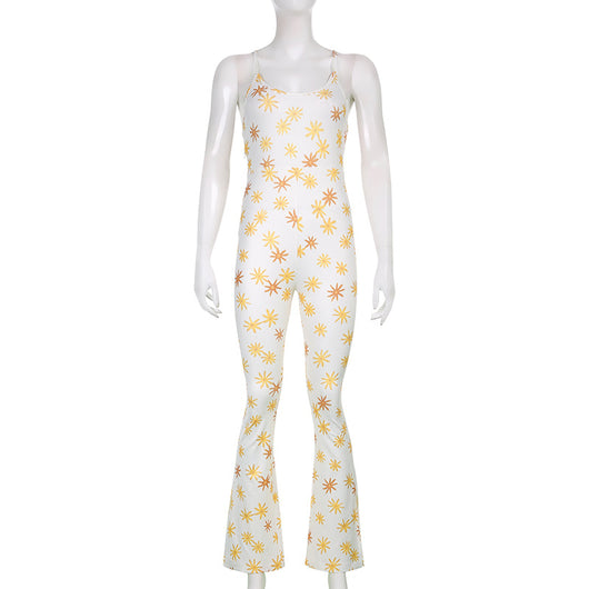 Jumpsuit Estilo Europeo con Estampado y Abertura Lateral - Image 15