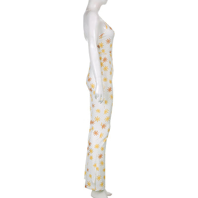 Jumpsuit Estilo Europeo con Estampado y Abertura Lateral - Image 17