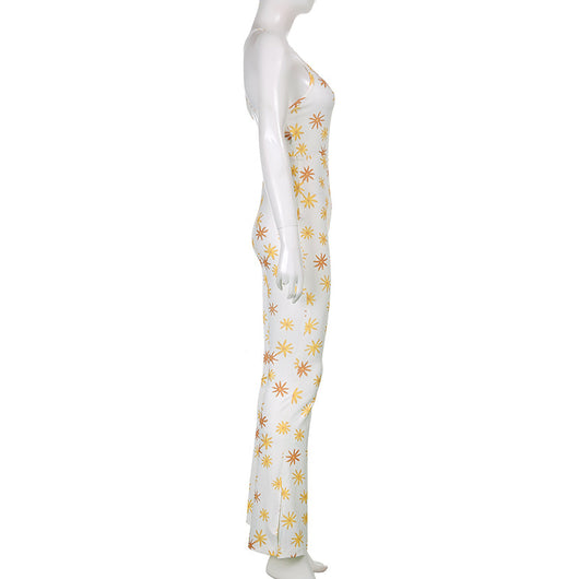 Jumpsuit Estilo Europeo con Estampado y Abertura Lateral - Image 17