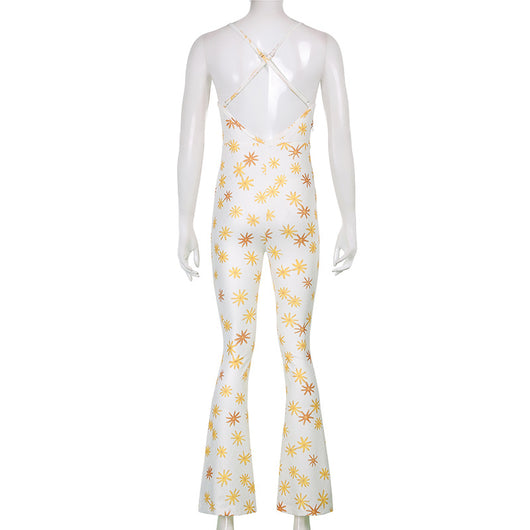 Jumpsuit Estilo Europeo con Estampado y Abertura Lateral - Image 18