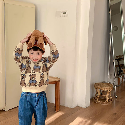 Suéter Infantil Osito Cartoon Unisex - Image 10