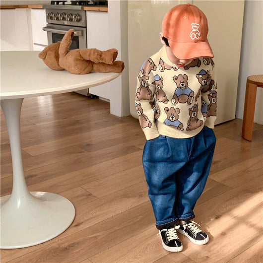 Suéter Infantil Osito Cartoon Unisex - Image 17