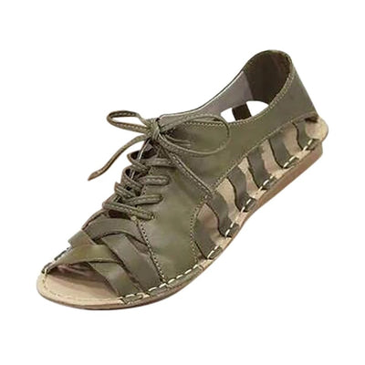 Sandalias Romanas Planas con Cordones - Estilo Clásico y Cómodo - Image 4