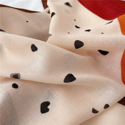 Pañuelo Elegante Mariposas Estampadas - Algodón y Lino - Image 14