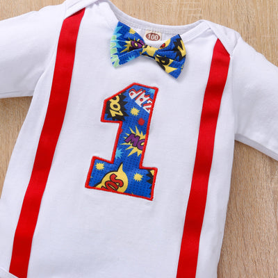 Conjunto de Tirantes para Bebé y Niño Pequeño - Romper de Dos Piezas para Celebraciones - Image 12