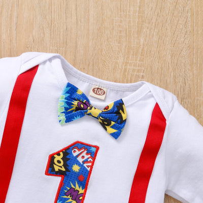 Conjunto de Tirantes para Bebé y Niño Pequeño - Romper de Dos Piezas para Celebraciones - Image 14