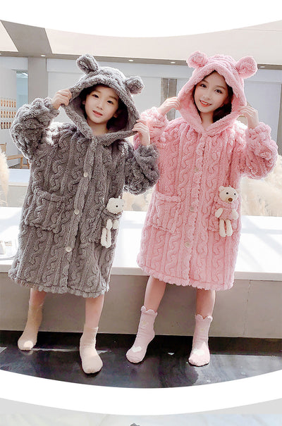 Pijamas Infantiles de Franela Suave para el Hogar - Image 8