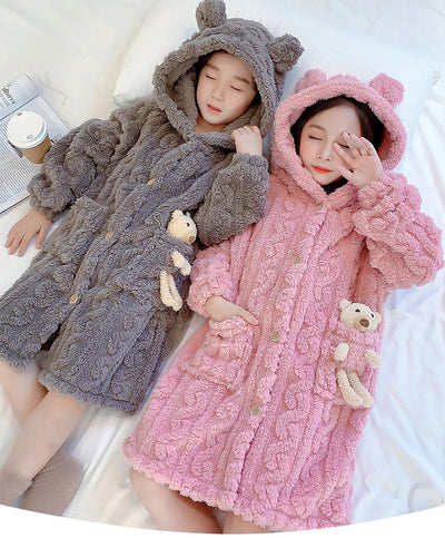 Pijamas Infantiles de Franela Suave para el Hogar - Image 9