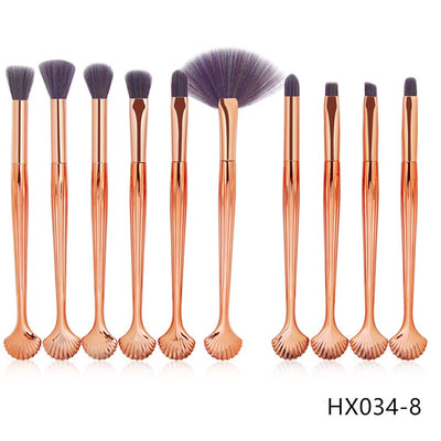 Set de Brochas de Maquillaje Shell - Cerdas Púrpura - Image 10