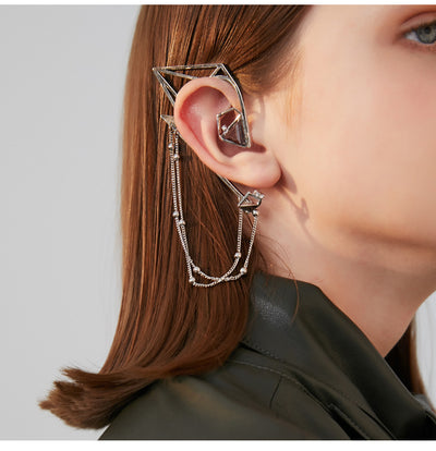 Aretes Geométricos Largos Estilo Minimalista - Image 7