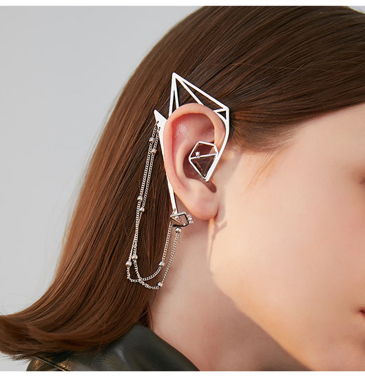 Aretes Geométricos Largos Estilo Minimalista - Image 8