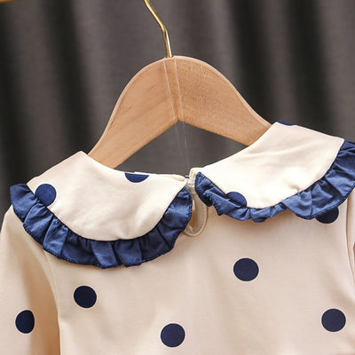 Vestido Infantil de Algodón Mesh con Manga Larga - Image 13
