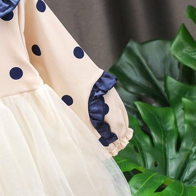 Vestido Infantil de Algodón Mesh con Manga Larga - Image 15